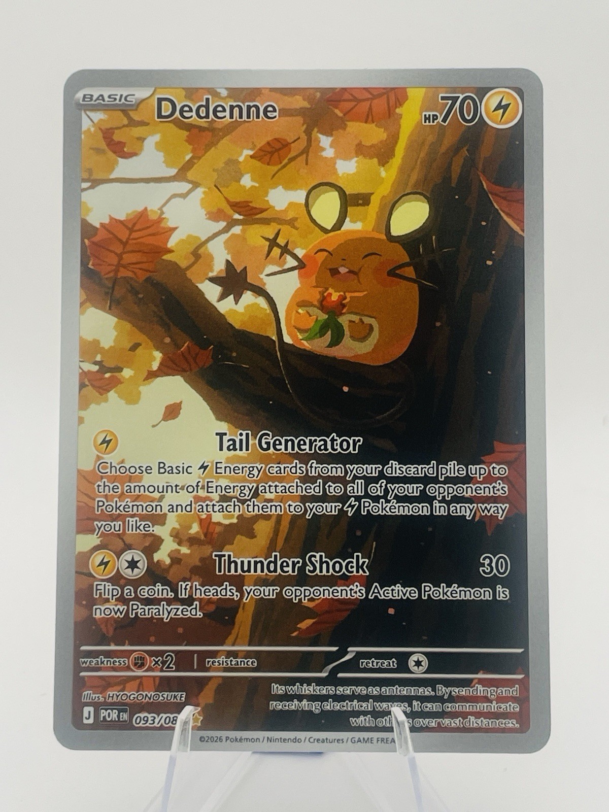 Dedenne 093/088 (IR) Pokémon TCG Perfect Order Full-Art Illustration Rare NM 🌟