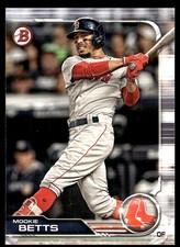 Mookie Betts 2019 Bowman #50 Boston Red Sox MLB READ FREE SHIPPING AutographDen