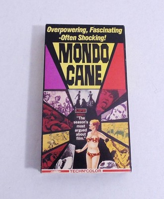 1990 Mondo Cane VHS Shockwave Goodtimes Home Video Shocking Fascinating Tested!