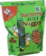 C S Nuggets CS06107 Bird Food, High-Energy, Hot Pepper Flavor, 27 oz Bag