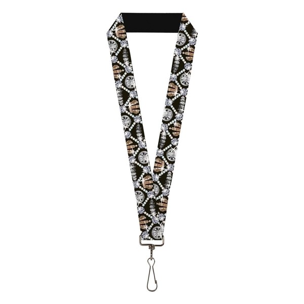 "Buckle-Down Lanyard-1.0\"-Bling One Size Multicolor (Us Import)"-image