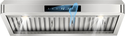 30 Inch under Cabinet Range Hood 1200 CFM with 4-Speed Gesture Sensing & Touch C
