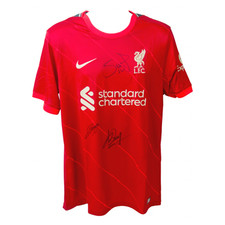 Diogo Jota, Luis Diaz & Sadio Mane Signed Liverpool FC Jersey with Beckett COA
