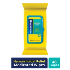 Hemorrhoid Wipes with Witch Hazel - 48 Count