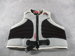 Liquid Force Impact Vest Neoprene Adult XXL Gray Black Camo Wakeboard Zip Jacket