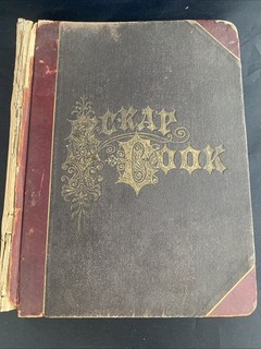 Vintage 1800's Brown University Photo Album with 26 Photos