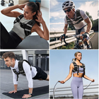 10lb Weighted Vest Men Women Running Walking Training Reflective 7445012358320