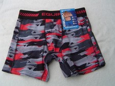 NEW MENS 2 PACK EQUIPO BOXER BRIEFS GRAY/MULTI AND GRAY SIZE SMALL 28-30