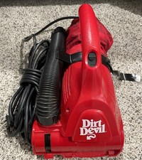Dirt Devil Model 08230C Red Handheld Vacuum Cleaner - Tested/Working