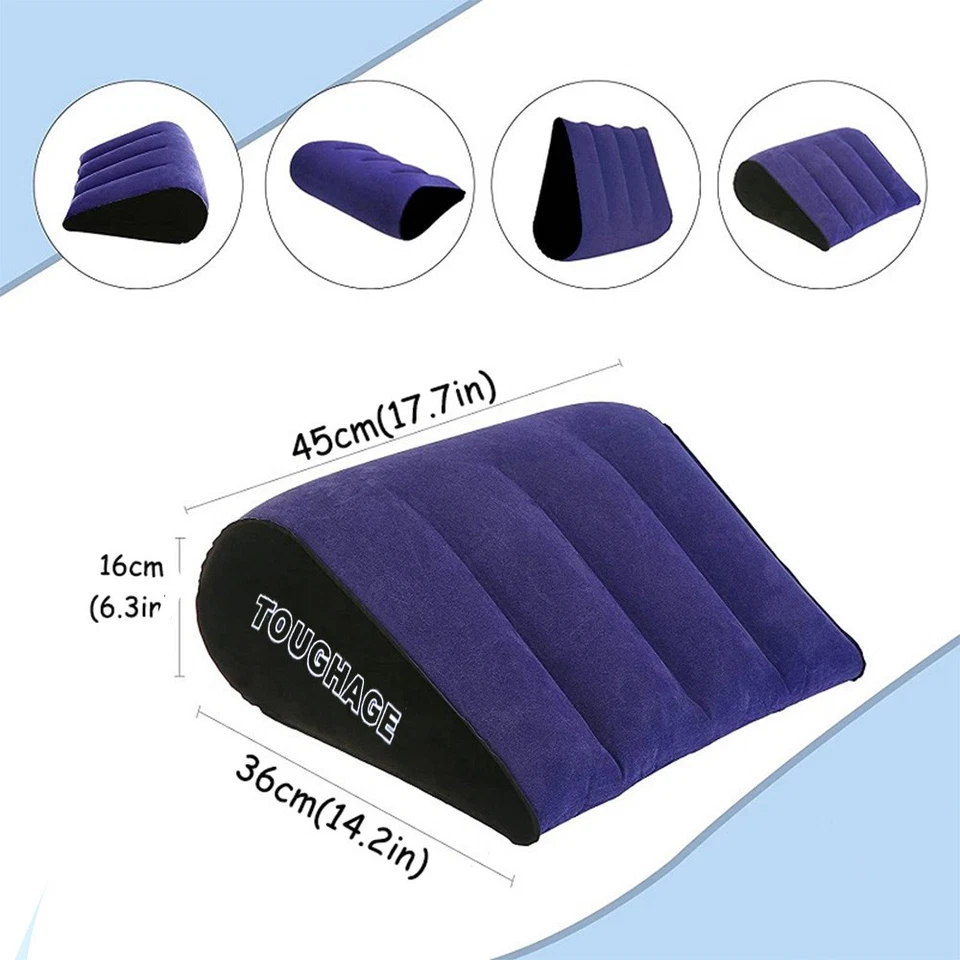 Sex Pillow Wedge Triangle Cushion Position BDSM Bondage Sex Toys for Men Couples - Image 2 of 4