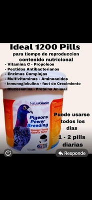 Natural Celador Power Breeding Growth Factor Pills Vitamin C Propolis 1200ct