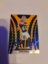 2025 Panini Mosaic - Elevate Jayden Higgins Orange Fluorescent Mosaic Prizm (RC)