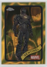2025 Topps Chrome Marvel Comics Yellow Lava Refractor Sentinels Sentinel #33 gh4