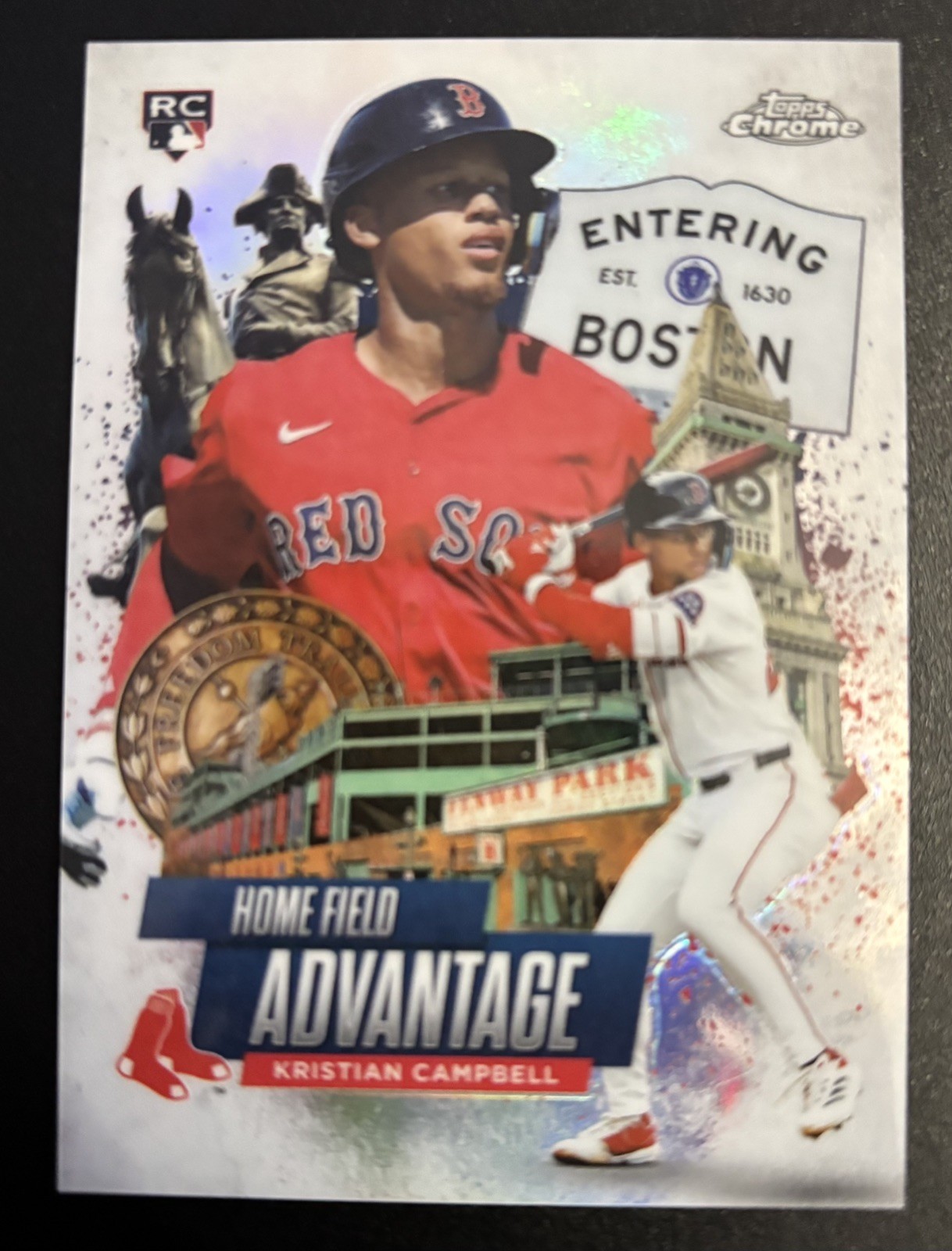 2025 TOPPS CHROME UPDATE BASEBALL HOMEFIELD ADVANTAGE RC KRISTIAN CAMPBELL SSP