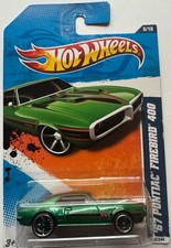 2011 Hot Wheels '67 Pontiac Firebird 400 86/244 (Green)