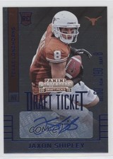 2015 Contenders Draft Picks College Ticket Blue Foil Jaxon Shipley #200 Auto 0a2