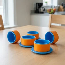 High Impact Plastic Stretch Wrap Dispenser - Ergonomic Hand Saver, Blue