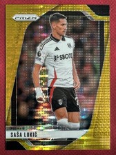 2024-25 Panini Prizm Premier League Sasa Lukić #202 Gold Prizm 5/10
