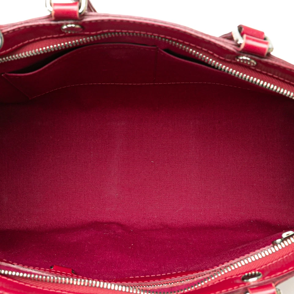 Cartera de cuero roja autenticada Louis Vuitton Epi Brea MM Foto 4 de 4