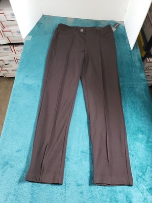 Soho Apparel Dress pants Size Medium Womens Brown Career Work Straight NWT