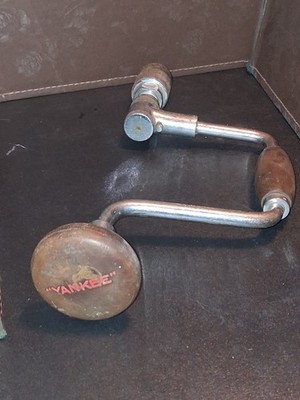 VTG. NORTH BROS. YANKEE NO.2100 HAND BRACE DRILL 10'' GREAT WORKING CONDITION