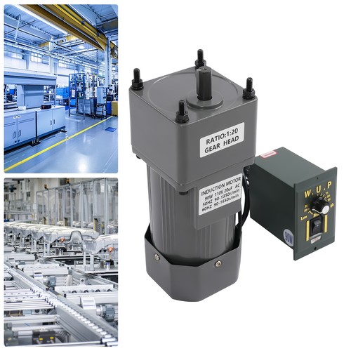 Regolatore Elettrico 1:20K AC Gear Motor Riduttore Velocità Variabile 67RPM 110V 90W - Foto 4 di 24