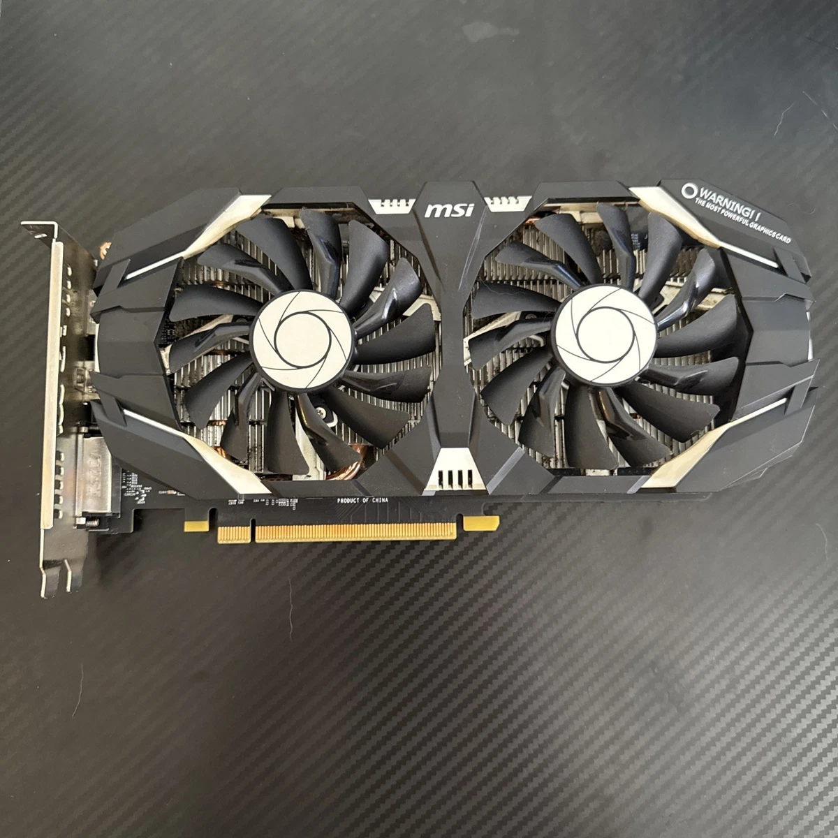 MSI NVIDIA GeForce GTX 1060 6 GB Memory Computer Graphics Cards