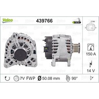 Valeo Generator Lichtmaschine 150A 14V FüR Opel Movano B Kasten Renault Grand