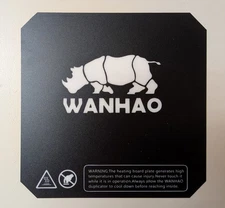 Wanhao 3D Printer Build Plate Sticker Sheet 200mm x 200mm (FREE Shipping)