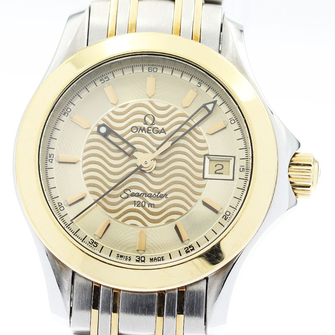 OMEGA Seamaster 120 Women's Watch with Gold Bezel Quartz 886524