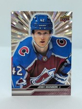 Josh Manson 2023-24 Upper Deck Series 2 #298 Silver Outburst Colorado Avalanche