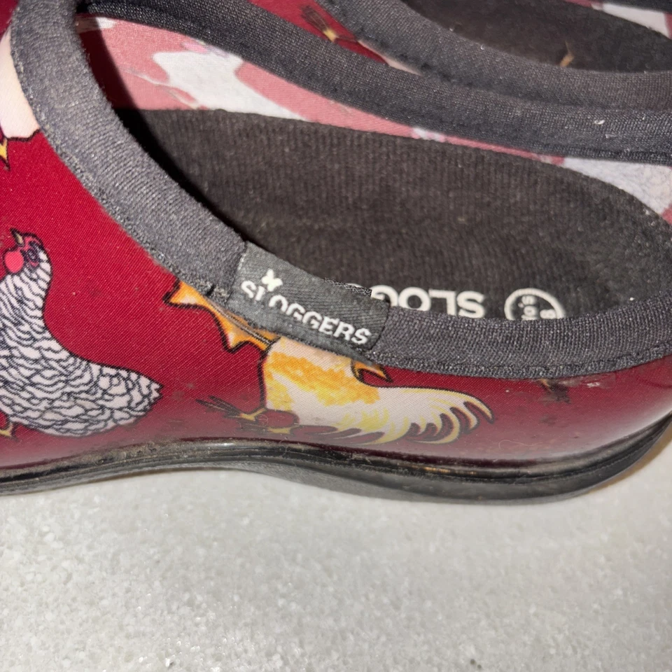 Women’s Size 8 Sloggers Chicken Print Outdoor Shoes Made In USA - Image 4 of 4