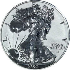 2021-S Silver American Eagle $1 PCGS PR69 - Rev Proof Ty 2 Designer Ed. 1st S...