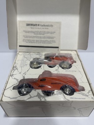 Eastwood Automobilia Chevrolet Diecast Set Panel Van Coupe COA 2pc