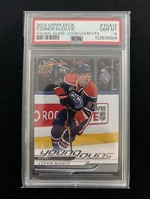 2024 UPPER DECK CONNOR MCDAVID YOUNG GUNS ACHIEVEMENTS 2024/25 Series 2 PSA 10