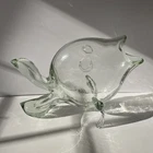 Vintage Blenko glass fish # 5433 in “Crystal” in perfect condition. 2005-2007.