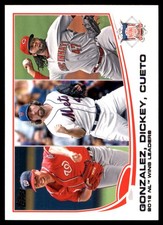 2012  Wins  (Gio Gonzalez / R.A. Dickey / Johnny Cueto) 2013 Topps #287