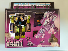 Diaclone KO Dia Gats, Robot Fightbot 14 in 1 Prodotto a Taiwan - Vintage '70 '80