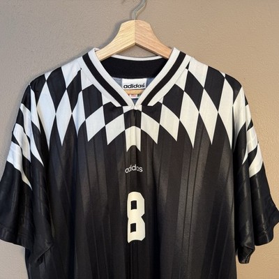 アディダス VTG サッカーシャツ　90s USブラックストライプ adidas 90s Stripe Jersey - Black | Free Shipping with adiClub ウェア