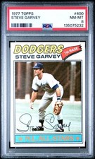 1977 Topps Steve Garvey #400 Los Angeles Dodgers PSA 8 NM MINT
