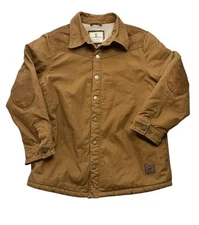  Yellowstone Dutton Ranch Western Rancher Lined Jacket Mens Large Wheat Color