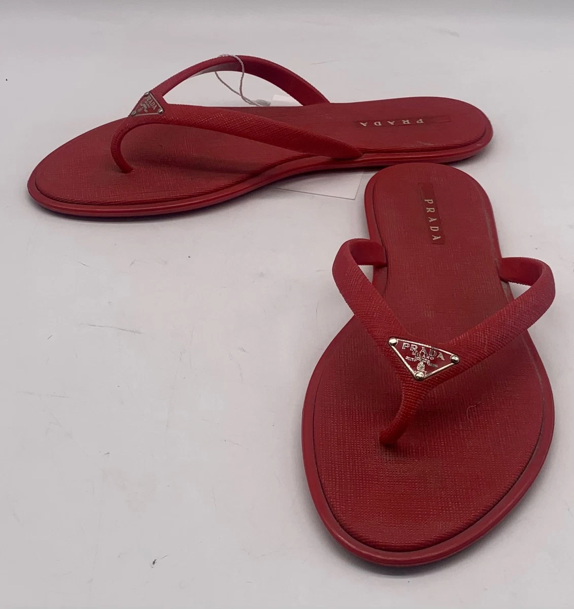 PRADA Women's Flip Flop Rubber Sandals for sale | eBay