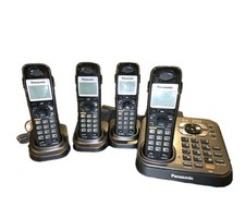 Panasonic KX-TG9341T digital cordless answering system and 4 Phones - Untested
