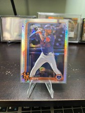 2025 Topps Chrome Prizm Refractor Jose Siri #195 Mets