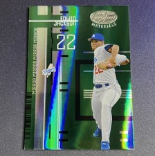 2005 Leaf Certified Edwin Jackson Green Emerald Mirror #1/5 Dodgers