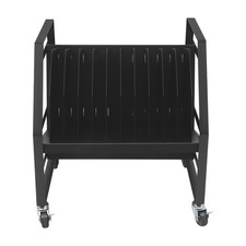 10 Position Laptop Tablet Open Charging Station Mobile Storage Cart Metal Rack