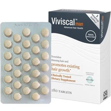 Viviscal Men's Hair Growth Supplements 180 Tablets - 3 Month Supply NewEXP2026