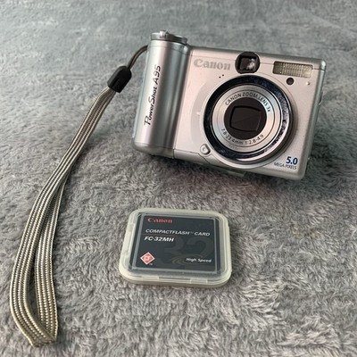 Buy Canon PowerShot A95 5.0MP Digital Camera - Silver (Kit w/ Not