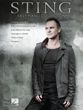 Sting Easy Piano Collection Sheet Music Lyrics 13 Pop Songs Hal Leonard Book