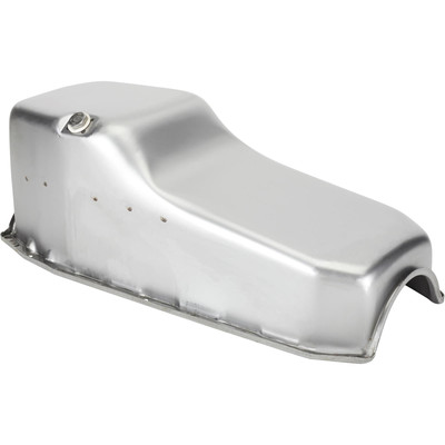 Raw Oil Pan, Right Side Dipstick, Fits Chevy Small Block 1980-'85